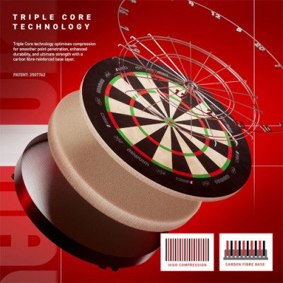 Dartboard Bristle Winmau Blade 6 Triple Core 360
