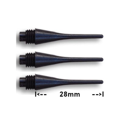 Soft Dartspitze Standard Cone 1/4" BSF (8mm) - lang