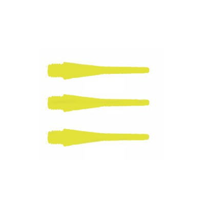Soft Dartspitze E-Point 2BA (6mm) lang - neongelb