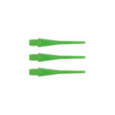 Soft Dartspitze E-Point 2BA (6mm) lang - neongruen