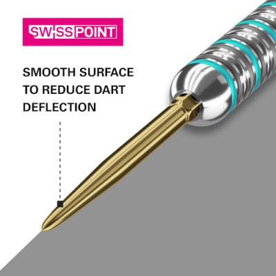Target Steel Dartspitze Swiss Point Smooth Gold - 40mm