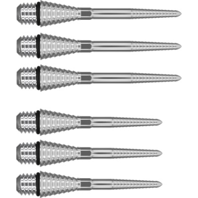Steel Wechselspitze Target Titanium Grooved Swiss Point - Silber