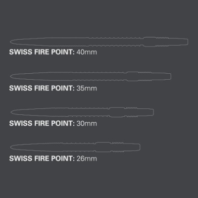 Target Steel Dartspitze Swiss Point Firepoint - 40mm
