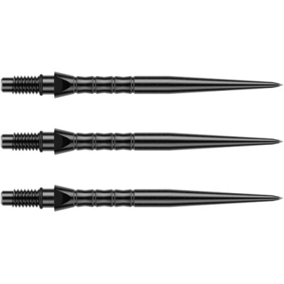 Winmau Steel Dartspitze Switch Point - Wave Schwarz