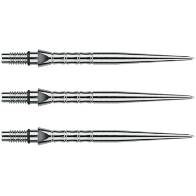 Winmau Steel Dartspitze Switch Point - Wave Silber