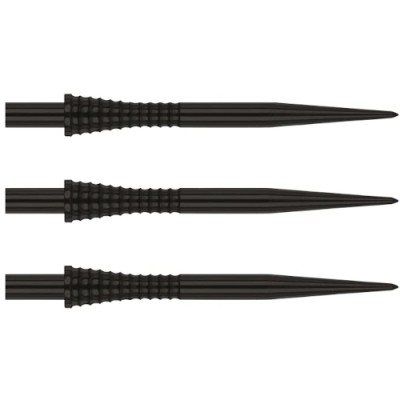 Steel Wechselspitze Winmau 35mm Raptor GT Gripped Schwarz Steel Wechselspitze Winmau 35mm Raptor GT Gripped Schwarz