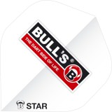 Bulls Five Star Flight Standard - Logo white