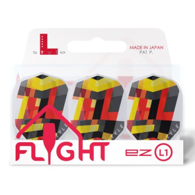 L2803 L-Style Signature Champagne Standard Flight - L1EZ RYB-Series Type-A - Clear White