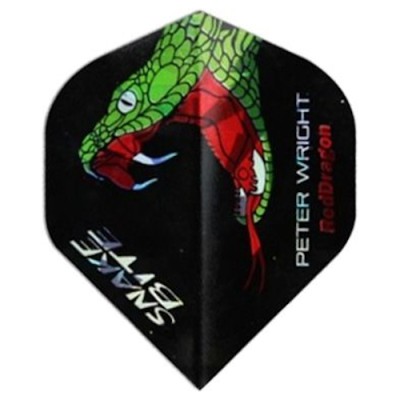 Red Dragon Standard Flight - Peter Wright Snakebite black/green