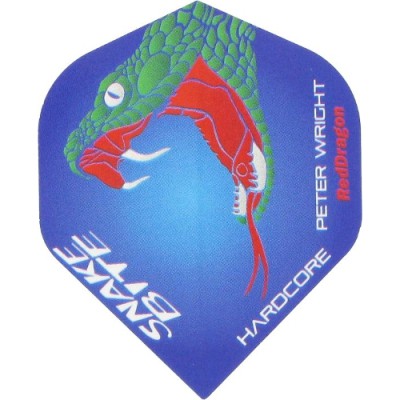 Red Dragon Standard Flight - Peter Wright Snakebite blue/green