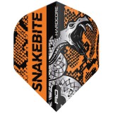 Red Dragon Standard Flight - Peter Wright Snakebite Coiled Snake Orange