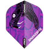 Red Dragon Standard Flight - Peter Wright Snakebite Ionic Snake Head Purple