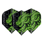 Red Dragon Standard Hardcore Flight - Jonny Clayton Dragon green