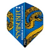 Red Dragon Standard Hardcore Flight - Snakebite Ionic Double World Champion Blue and Gold