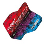 Red Dragon Standard Hardcore Flight - Peter Wright Snakebite Multi Snakeskin Red