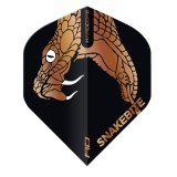 Red Dragon Standard Hardcore Premium Flight - Peter Wright Black and Bronze Snake