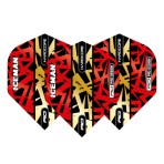 Red Dragon Standard Hardcore Premium Flight - Gerwyn Price Red and Gold