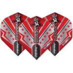 Winmau Prism Delta Standard Flight - Joe Cullen Red & Silver