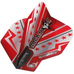 Winmau Prism Delta Standard Flight - Joe Cullen Red & Silver
