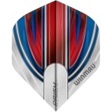 Winmau Prism Alpha Standard Flight - Rot und Weiß