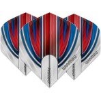 Winmau Prism Alpha Standard Flight - Red and White