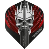 Winmau Prism Alpha Standard Flight - Black and Red