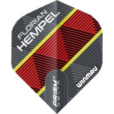 Winmau Prism Delta Standard Flight - Florian Hempel grey and red