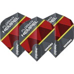 Winmau Prism Delta Standard Flight - Florian Hempel Grau und Rot