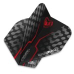 Winmau Prism Zeta Standard Flight - Grey and Red