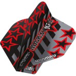 Winmau Prism Alpha Standard Flight - Joe Cullen grau und schwarz