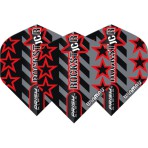 Winmau Prism Alpha Standard Flight - Joe Cullen grey and black