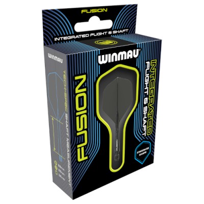 Winmau Fusion Schaft-Flight - schwarz