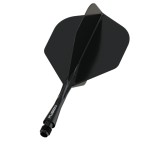 Winmau Fusion Schaft-Flight - schwarz Winmau Fusion Schaft-Flight - schwarz