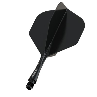Winmau Fusion Schaft-Flight - schwarz
