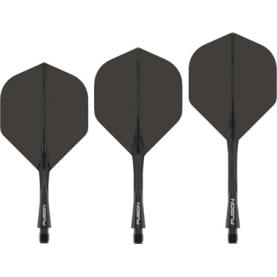 Winmau Fusion Schaft-Flight - schwarz Winmau Fusion Schaft-Flight - schwarz