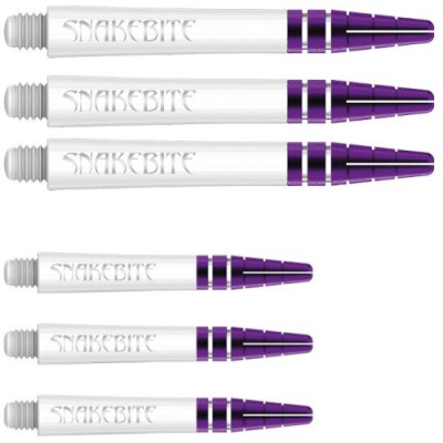 Red Dragon Nitrotech Shaft - Peter Wright "Snakebite" White and Purple 