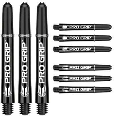 Target Pro Grip Schafte - Schwarz 3er Set