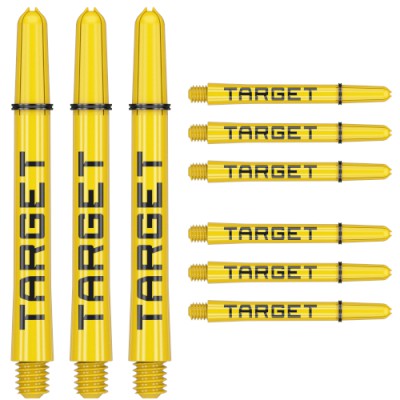 Target Pro Grip Tag Shafts - yellow/black Set of 3s