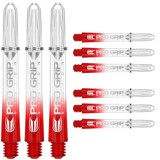 Target Pro Grip Vision Schaft - Rot 3er Set