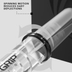 Target Pro Grip Spin Shafts - Clear Set of 3s