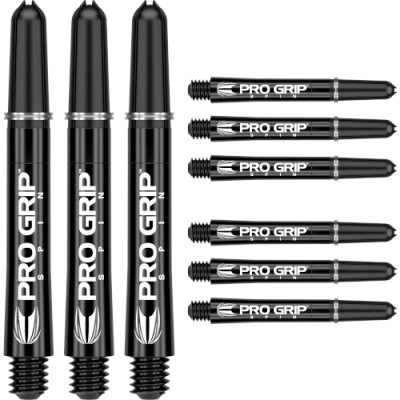 Target Pro Grip Spin Shafts - Black Set of 3s