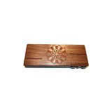 Wooden Dartcase - inscribable - walnut