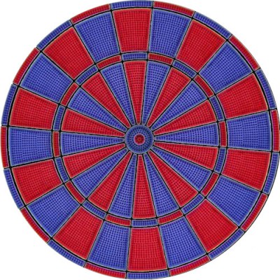 Dart Replacement fields (82 pieces) for Löwen E-Dart HB8, HB9, HB10