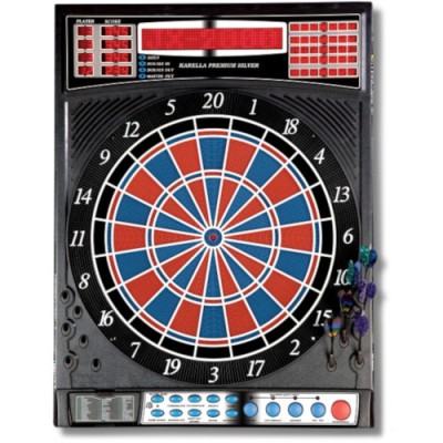 Karella Electronic Dartboard - Premium Silver