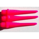 Soft Dartspitze E-Point 2BA (6mm) lang - neonrot / neonpink